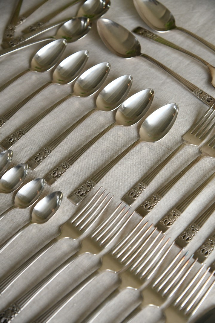 Large Vintage Cutlery Set