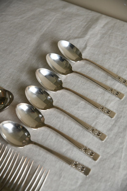 Large Vintage Cutlery Set