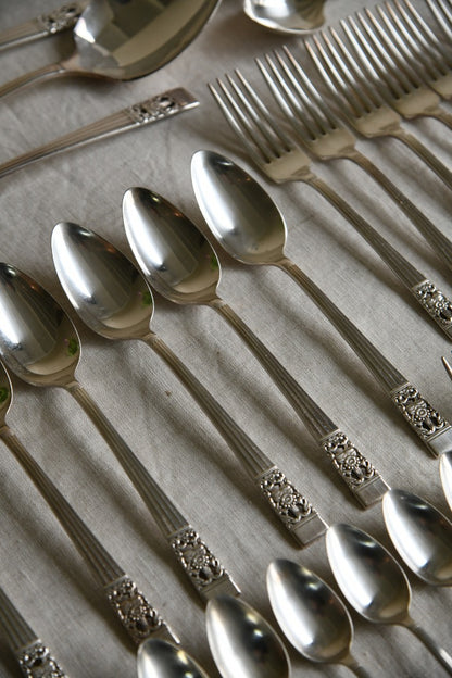 Large Vintage Cutlery Set