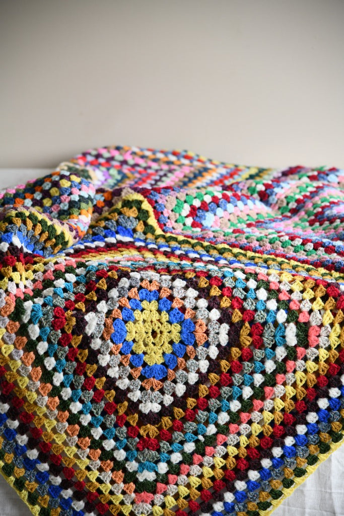 Vintage Crochet Blanket Kernow Furniture