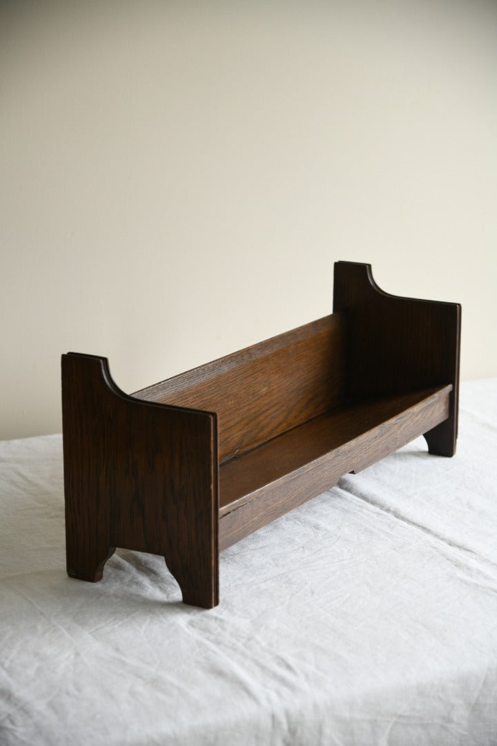 Oak Book Trough