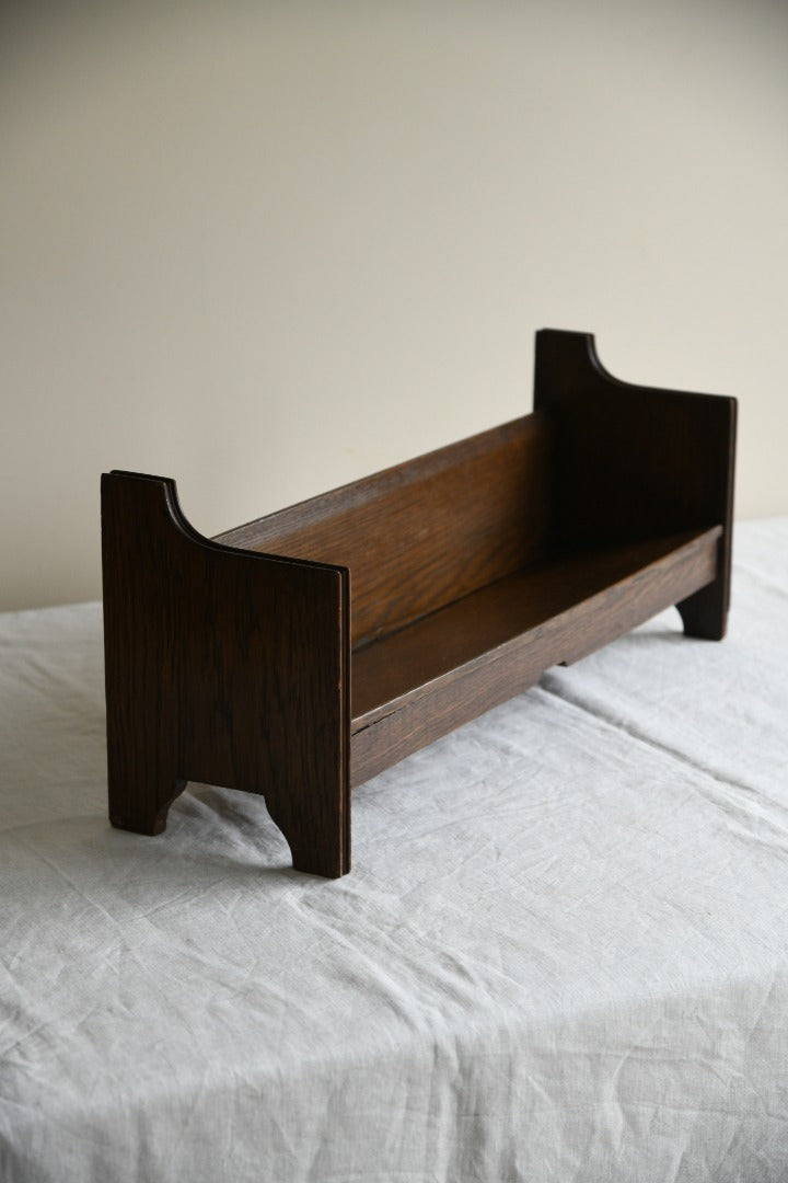 Oak Book Trough