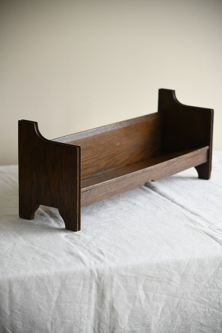 Oak Book Trough