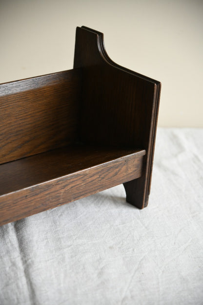 Oak Book Trough