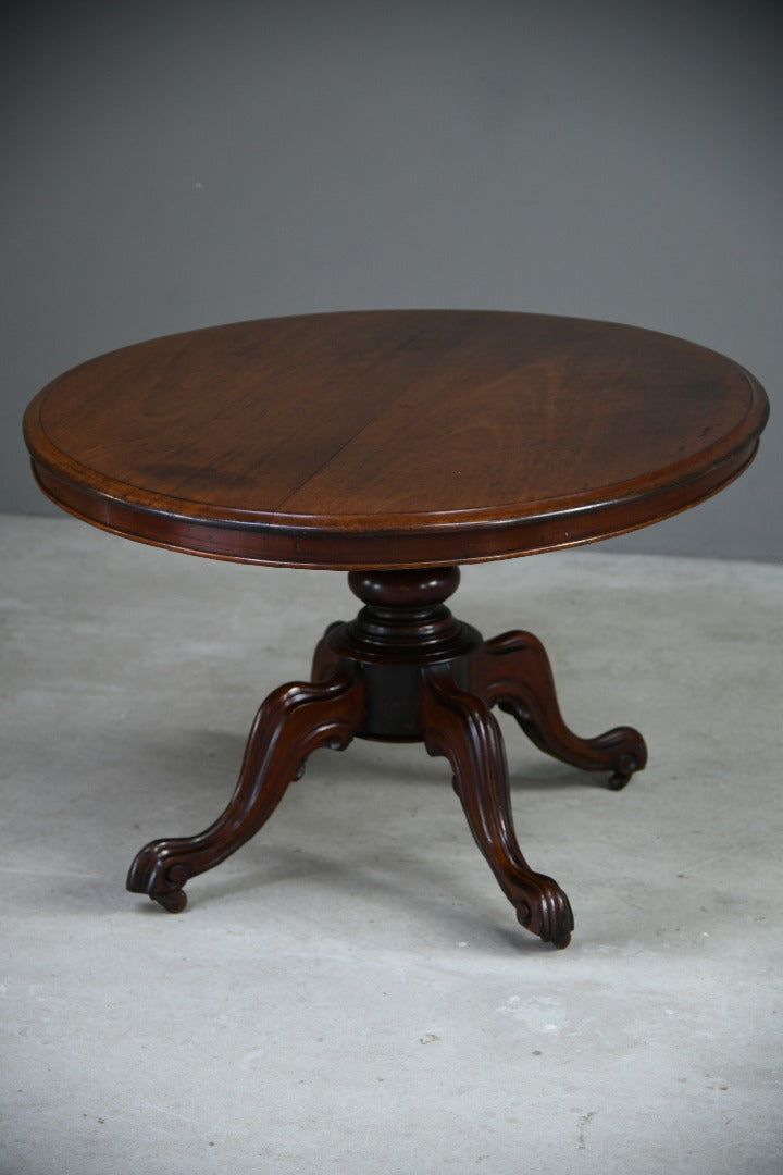 Victorian Oval Tilt Top Table