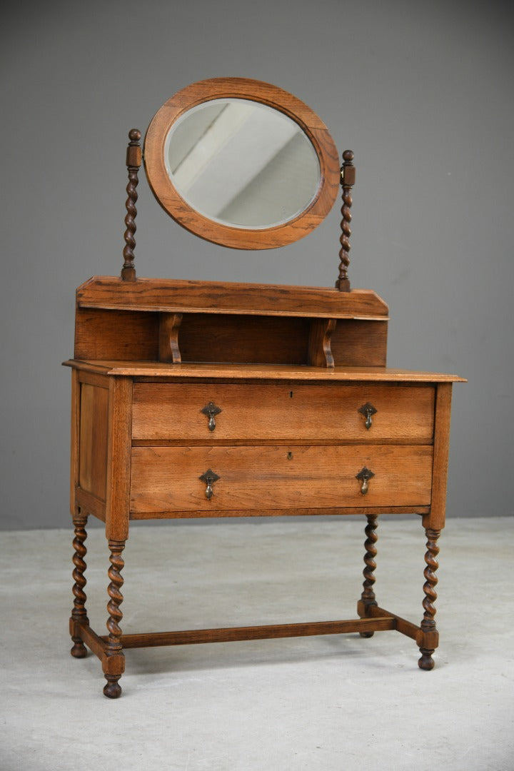 Early 20th Century Oak Dressing Table