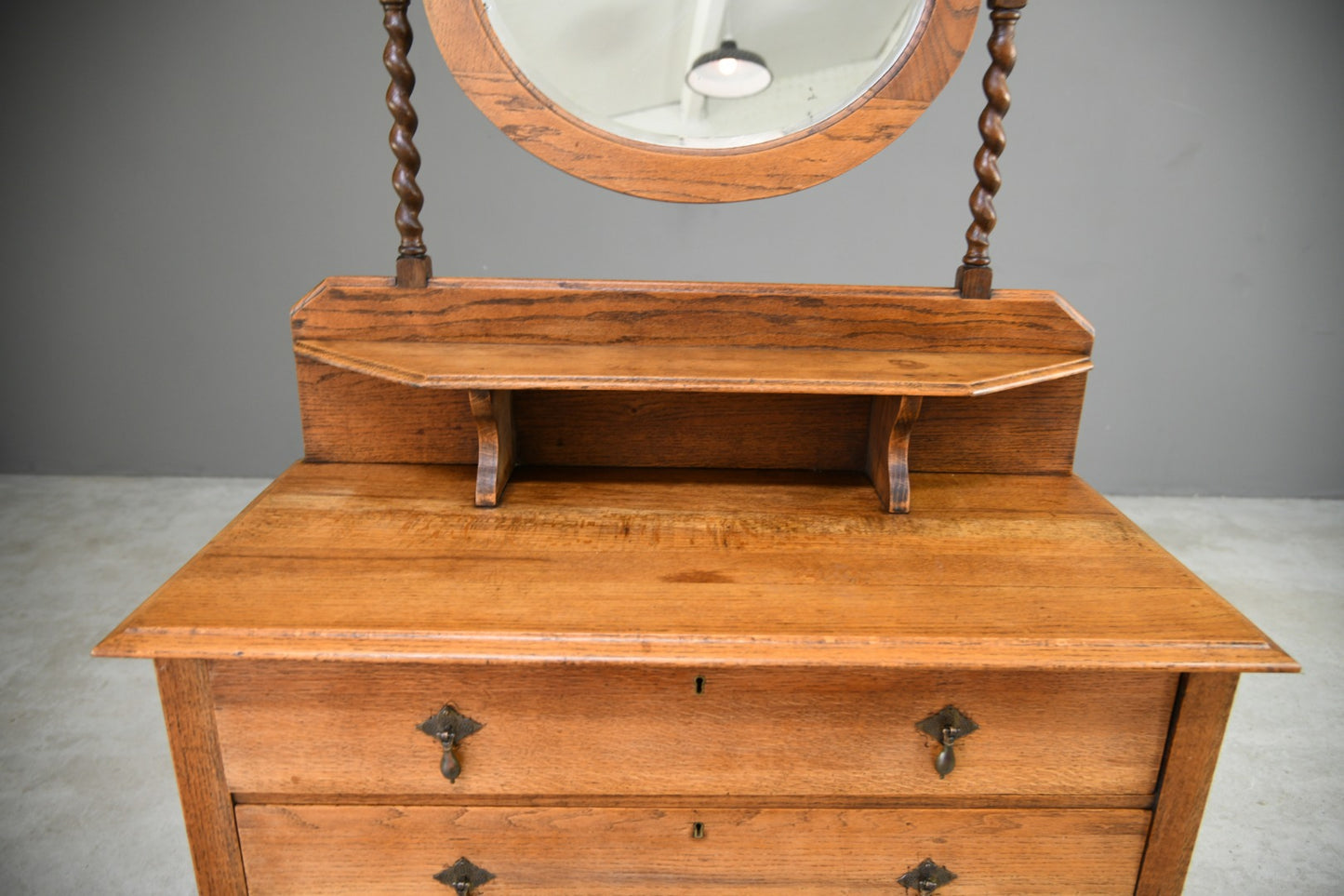 Early 20th Century Oak Dressing Table