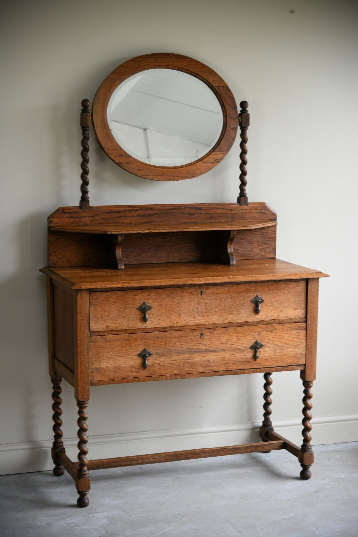 Early 20th Century Oak Dressing Table