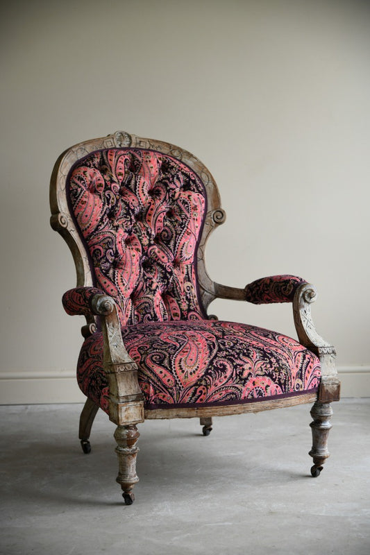 Victorian Upholstered Armchair