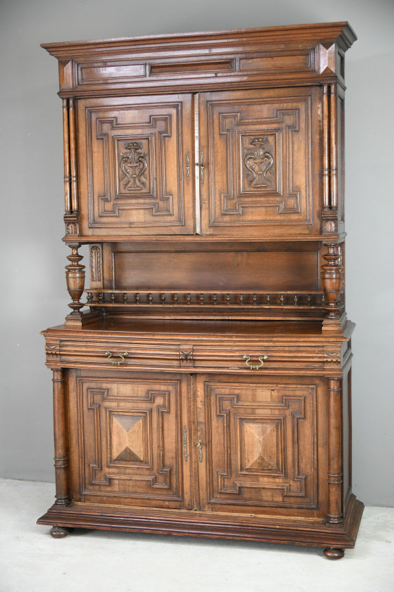 French Renaissance Revival Walnut Cabinet