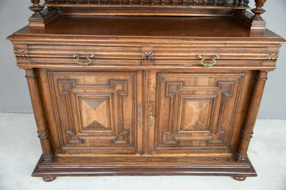 French Renaissance Revival Walnut Cabinet