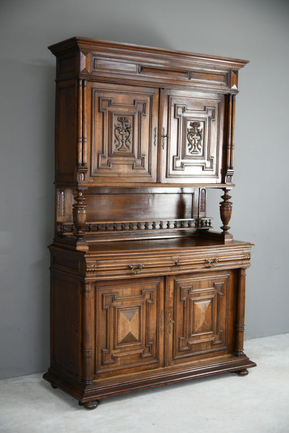 French Renaissance Revival Walnut Cabinet