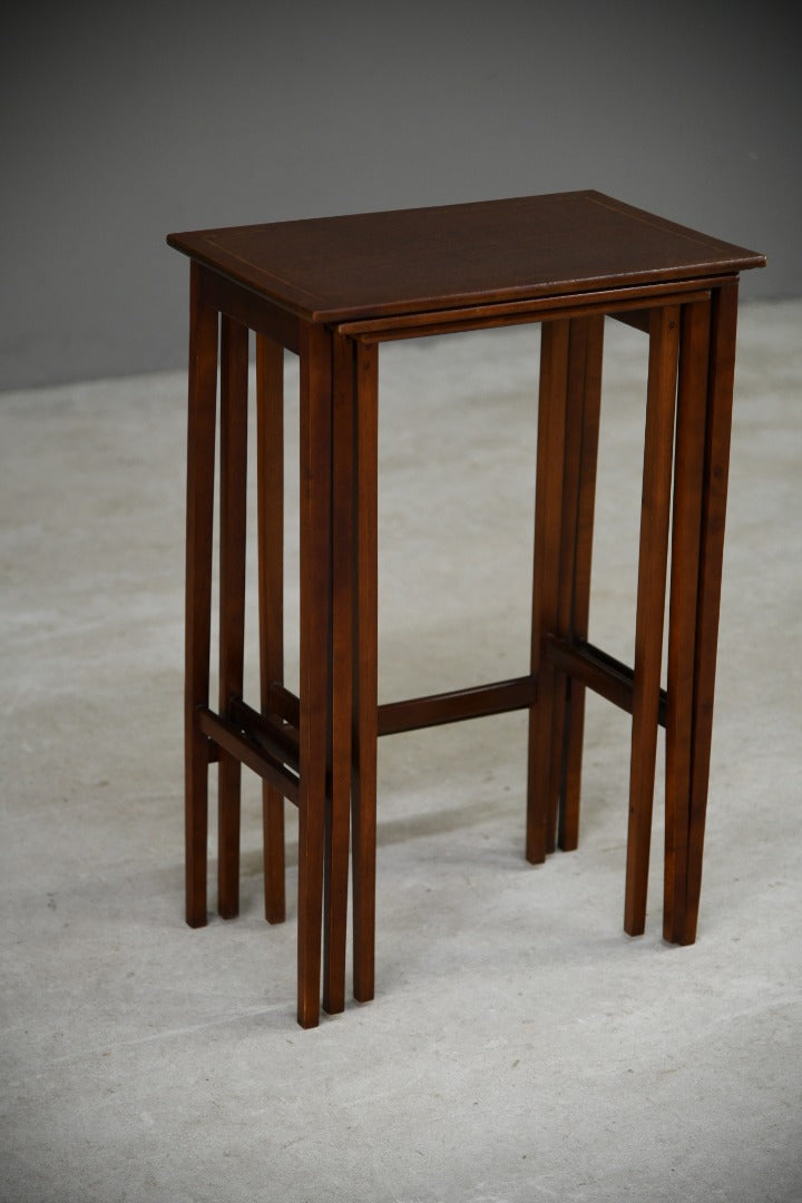 Edwardian Inlaid Nest of Tables