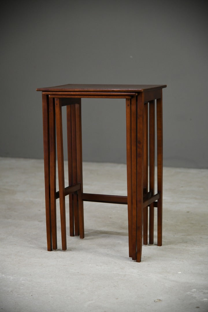 Edwardian Inlaid Nest of Tables