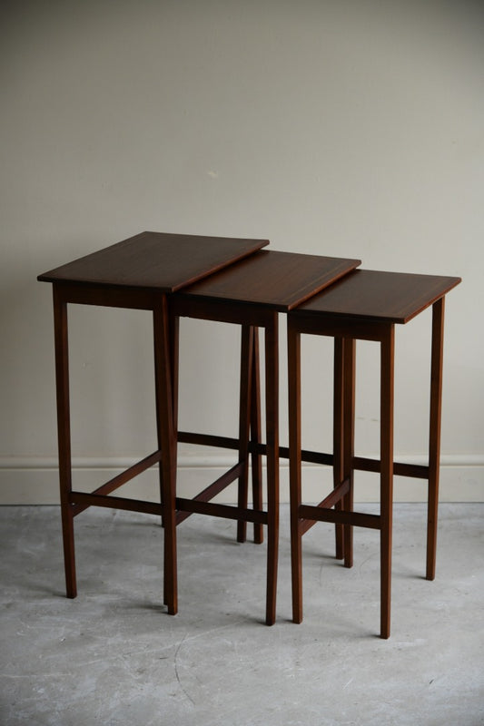 Edwardian Inlaid Nest of Tables