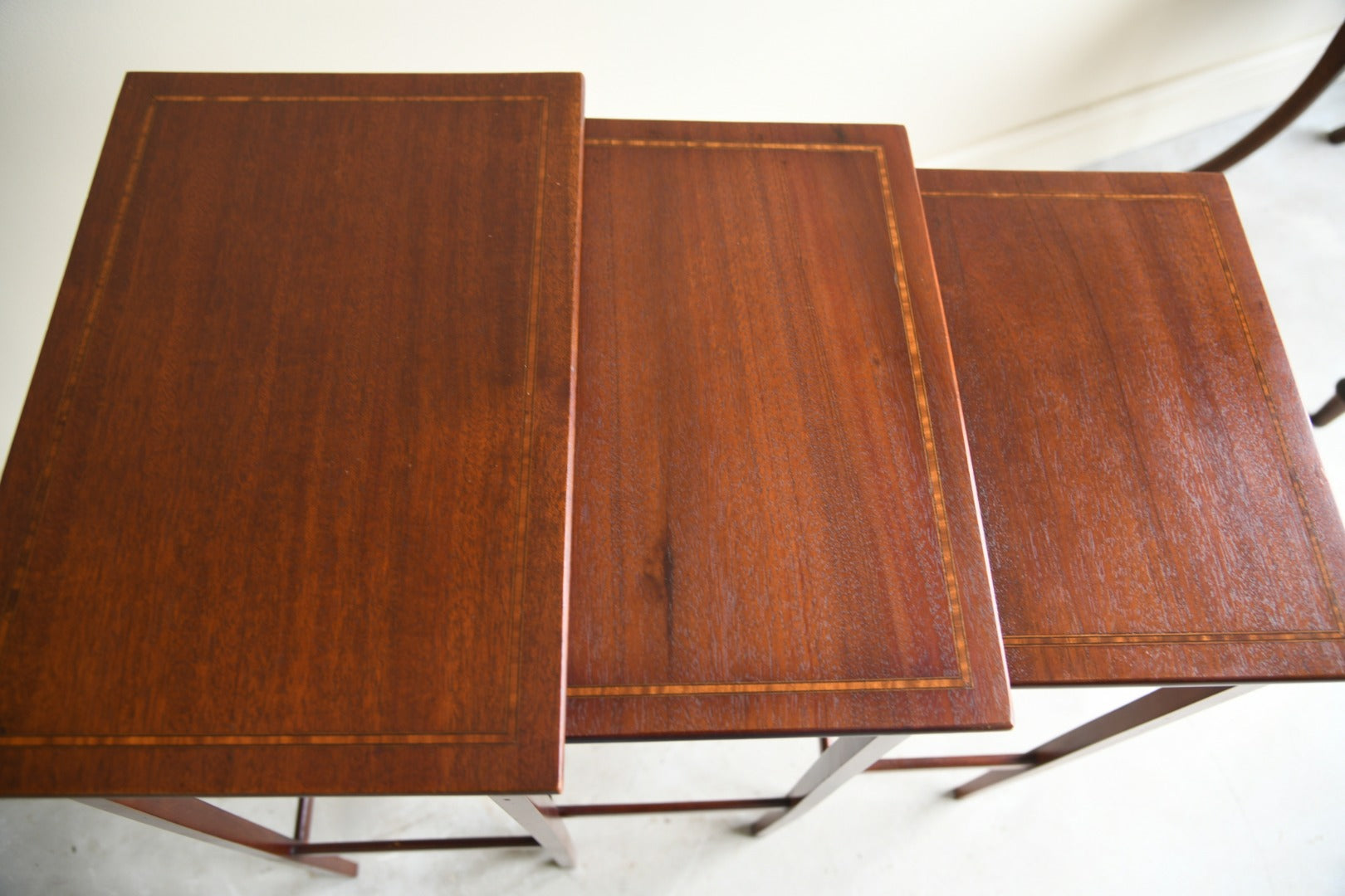 Edwardian Inlaid Nest of Tables