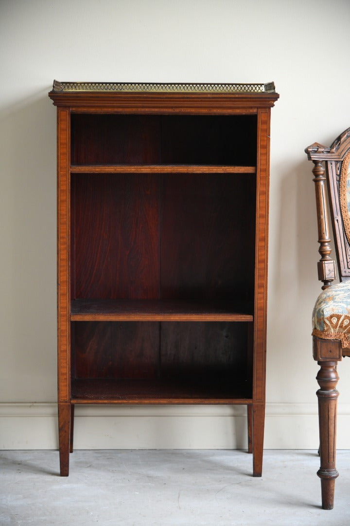 Edwardian Inlaid Mahogany Bookcase