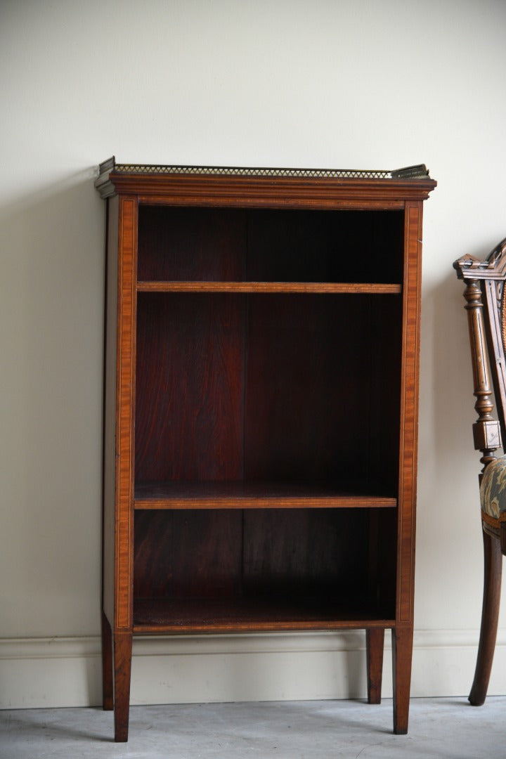 Edwardian Inlaid Mahogany Bookcase