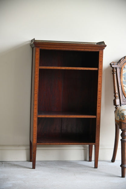 Edwardian Inlaid Mahogany Bookcase