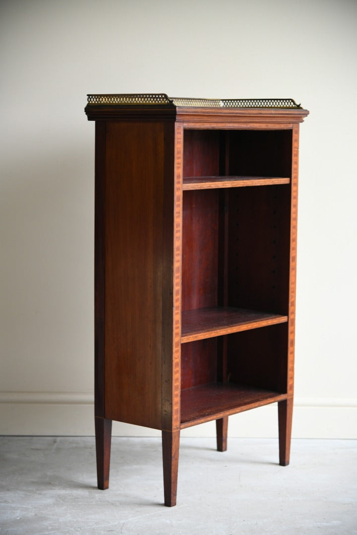 Edwardian Inlaid Mahogany Bookcase