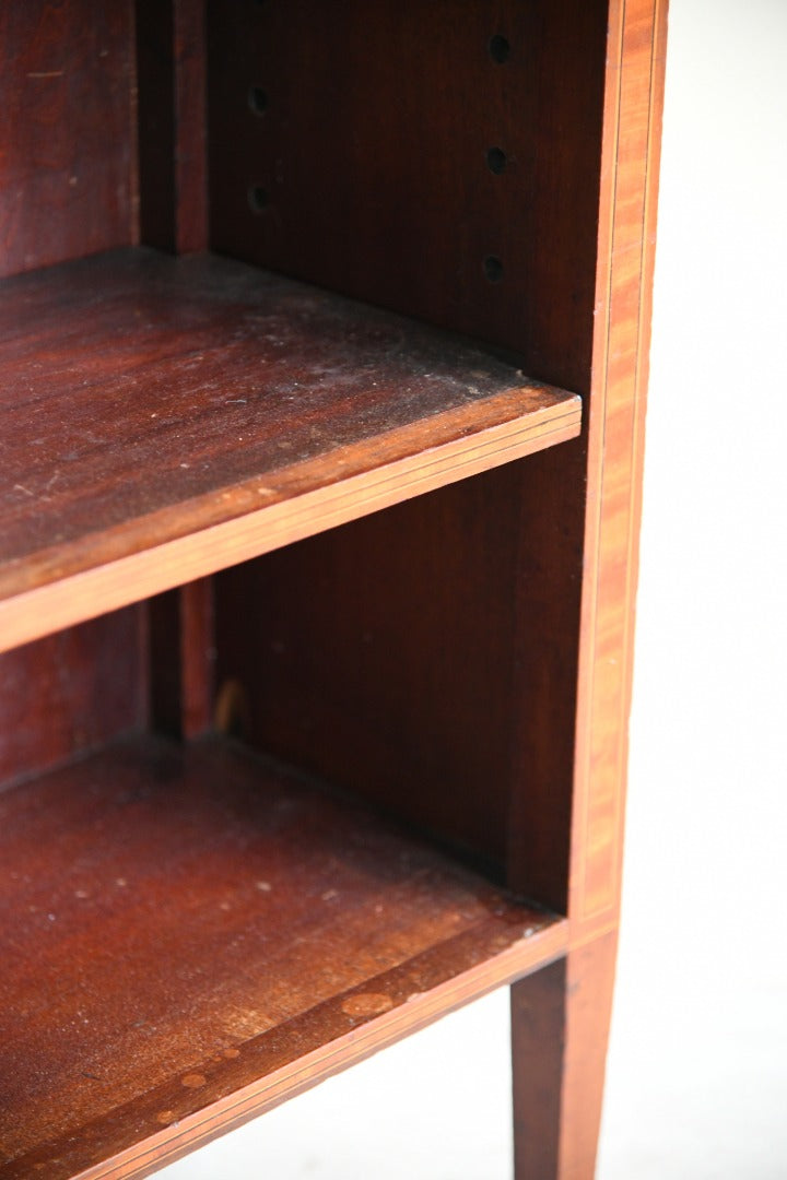 Edwardian Inlaid Mahogany Bookcase