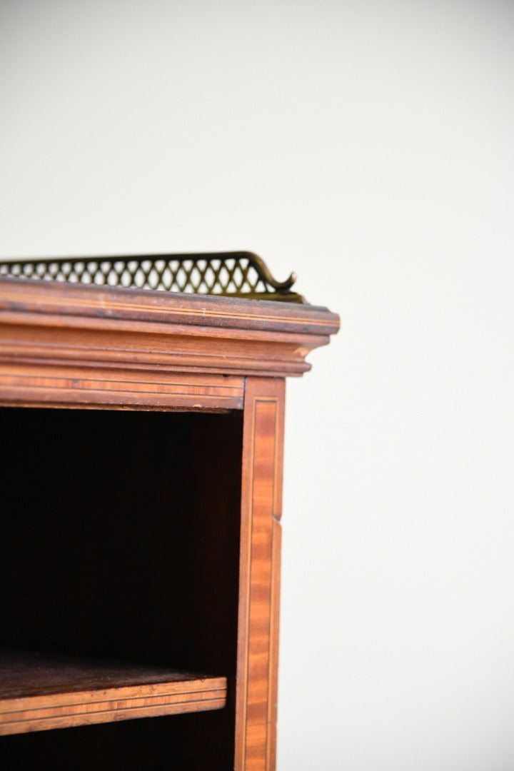 Edwardian Inlaid Mahogany Bookcase