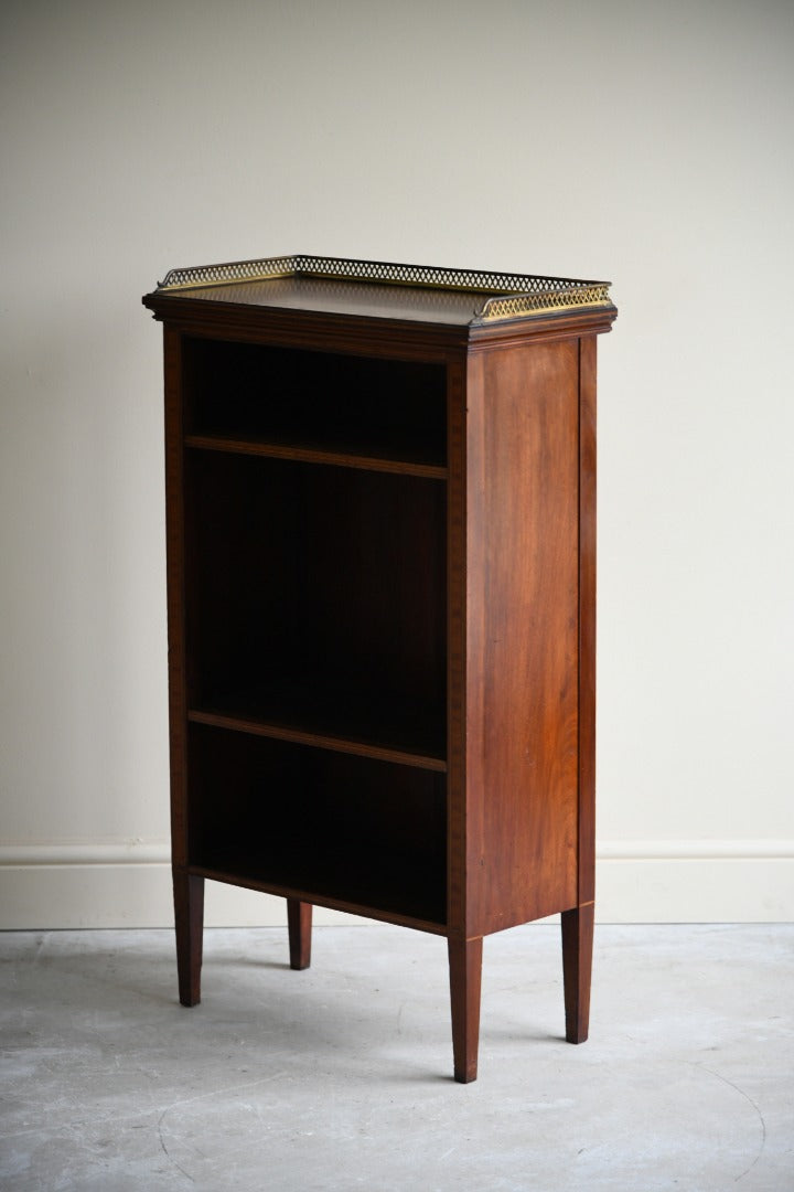 Edwardian Inlaid Mahogany Bookcase