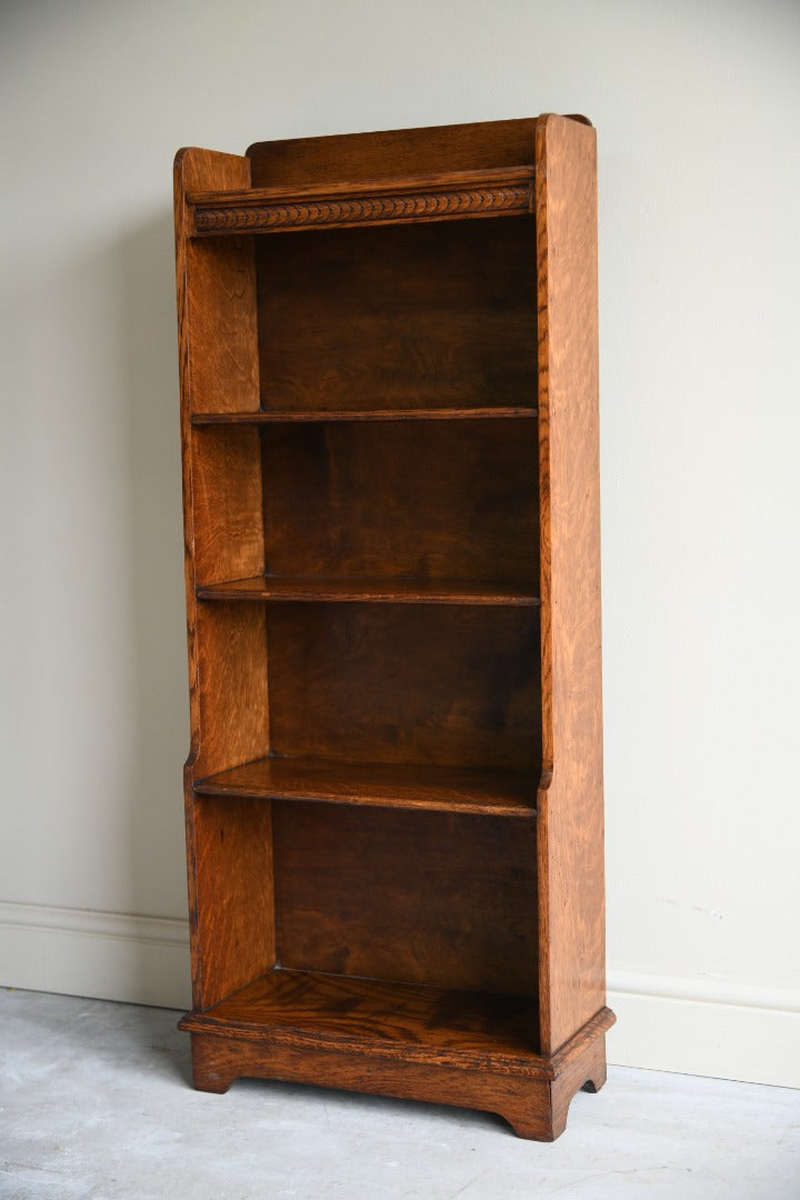 Vintage Golden Oak Bookcase