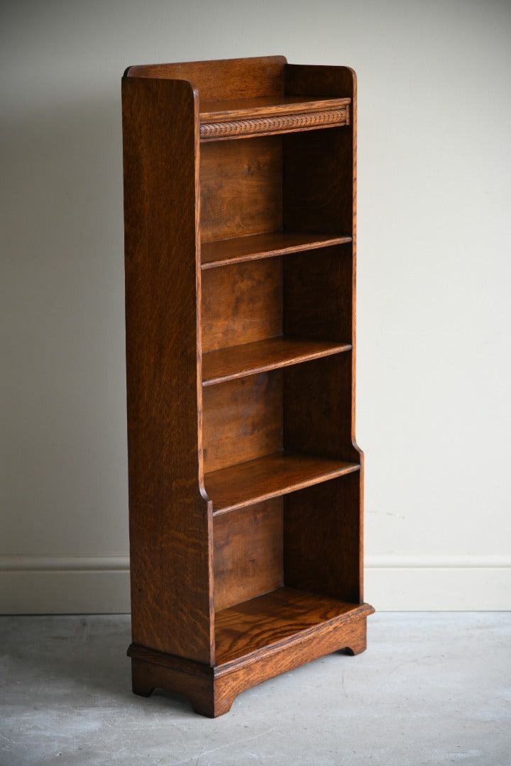 Vintage Golden Oak Bookcase