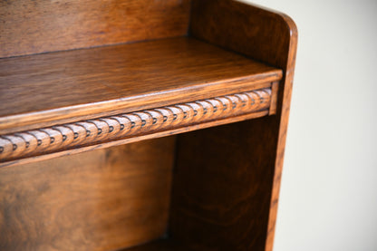 Vintage Golden Oak Bookcase