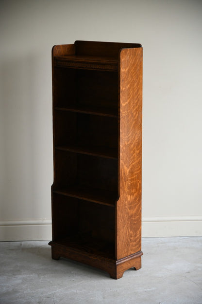 Vintage Golden Oak Bookcase