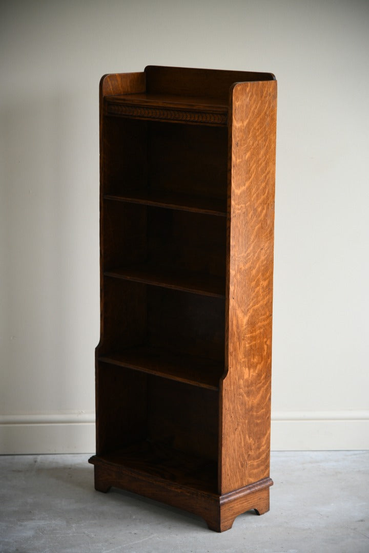 Vintage Golden Oak Bookcase