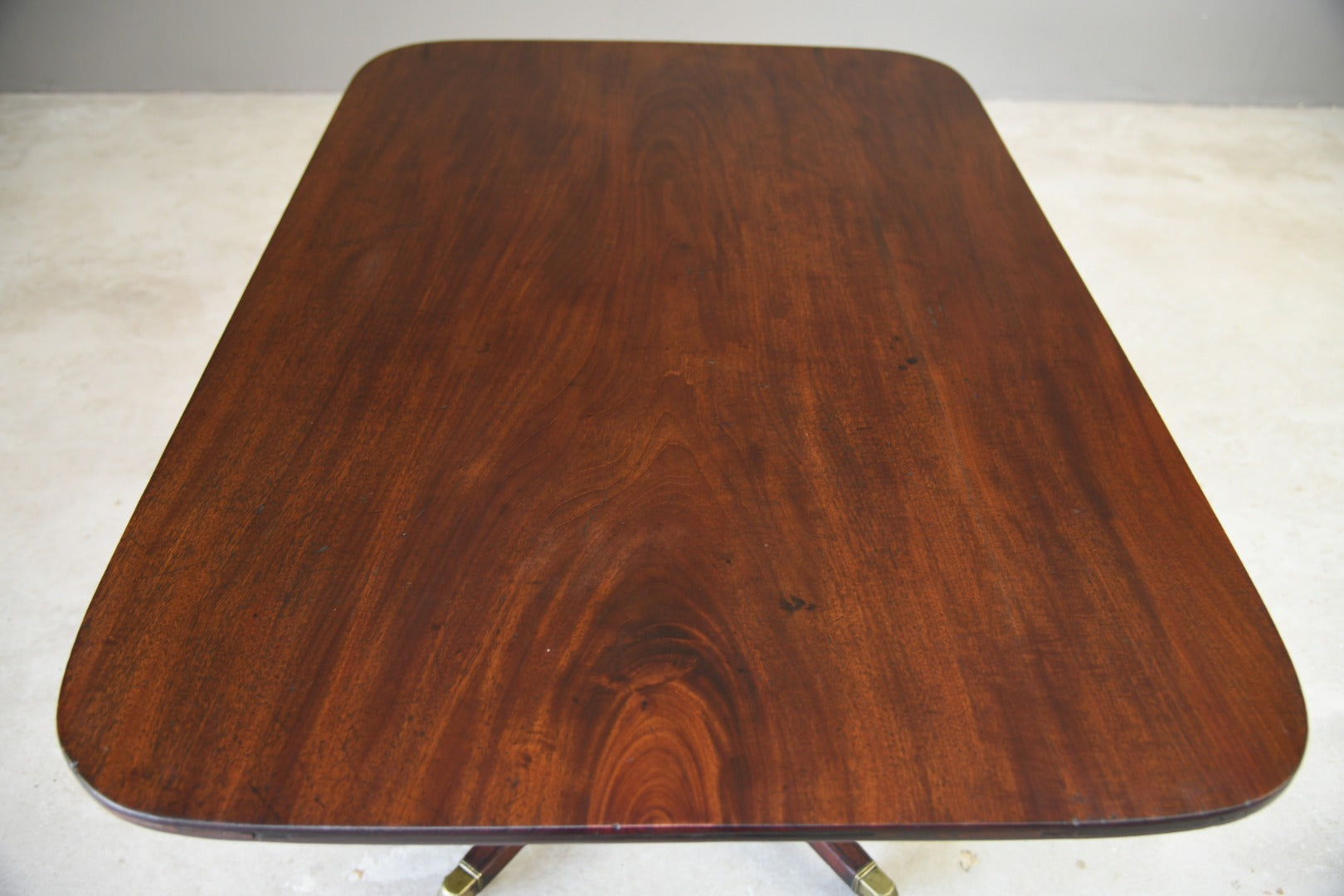 Regency Mahogany Rectangular Tilt Top Table