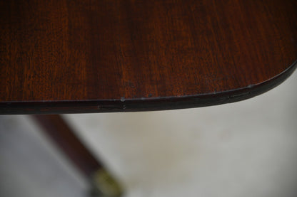 Regency Mahogany Rectangular Tilt Top Table