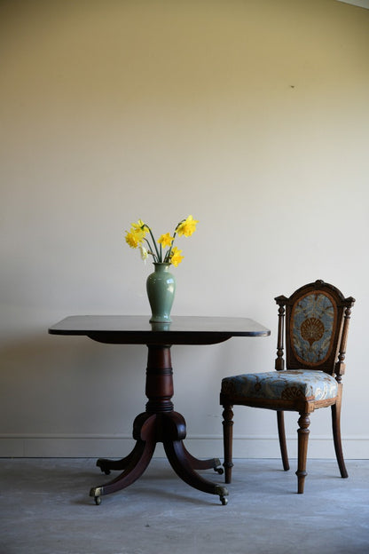 Regency Mahogany Rectangular Tilt Top Table