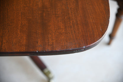 Regency Mahogany Rectangular Tilt Top Table