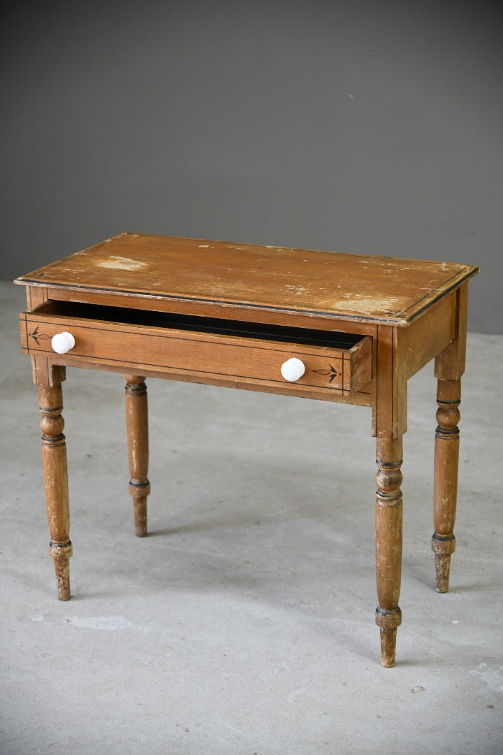 Grained Pine Occasional Table