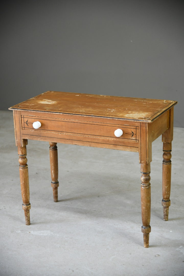 Grained Pine Occasional Table