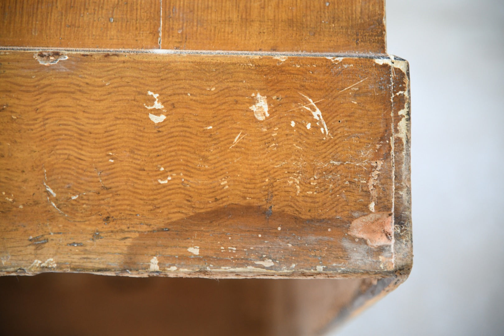 Antique Grained Pine Chest of Drawers