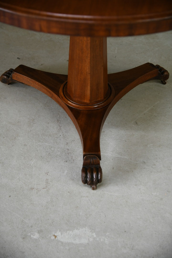 Antique Mahogany Tilt Top Table