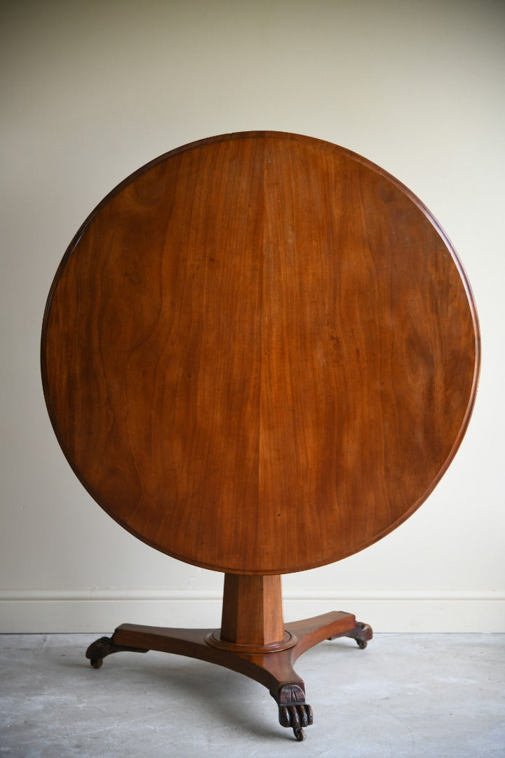 Antique Mahogany Tilt Top Table