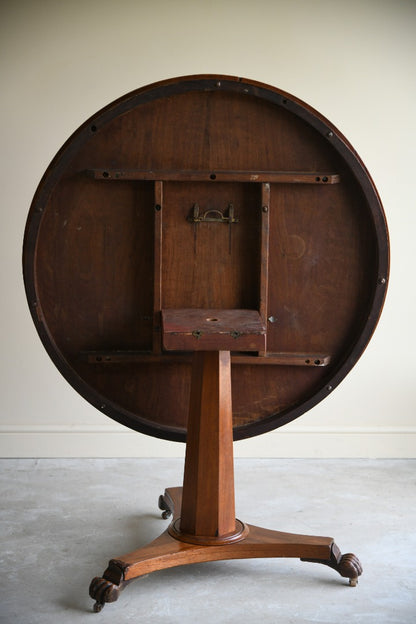 Antique Mahogany Tilt Top Table