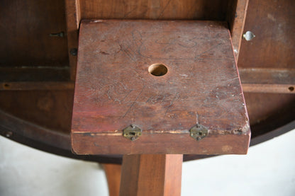 Antique Mahogany Tilt Top Table