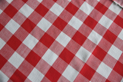 Red Gingham Tablecloth