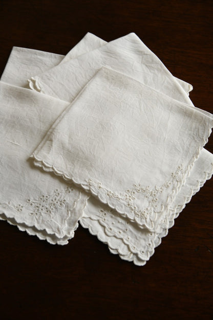 6 Vintage Napkins