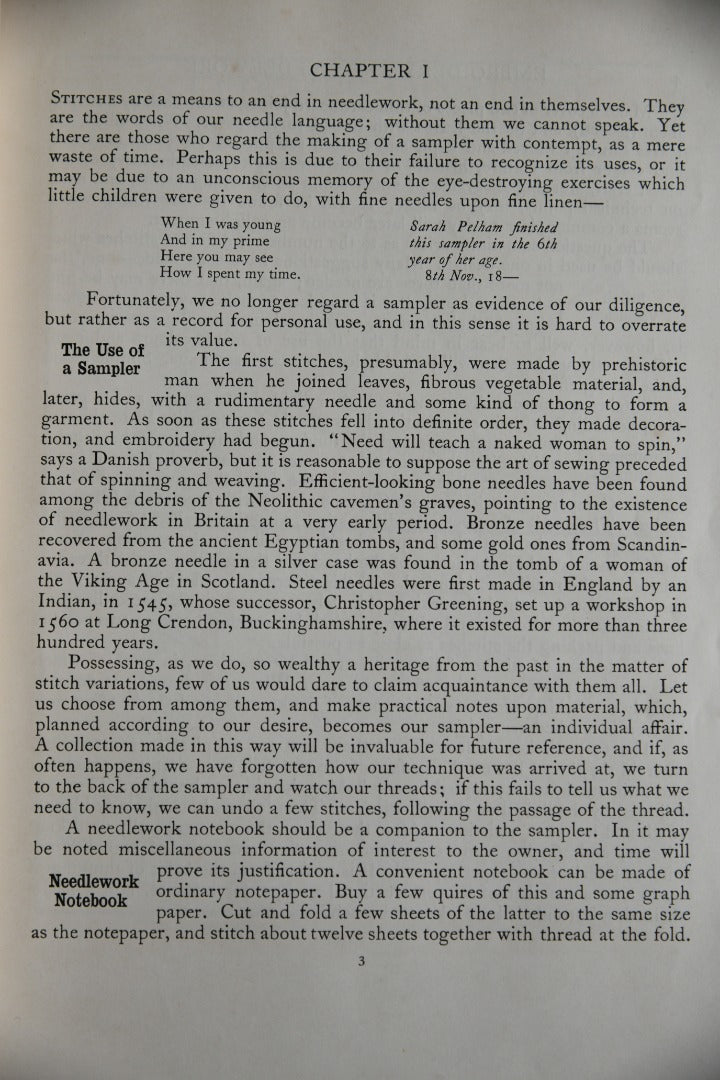 Embroidery & Needlework - Gladys Windsor Fry