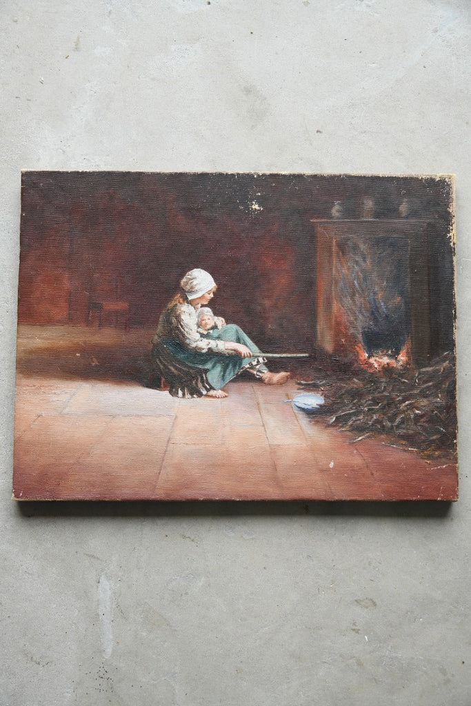 Child Minder Oil on canvas