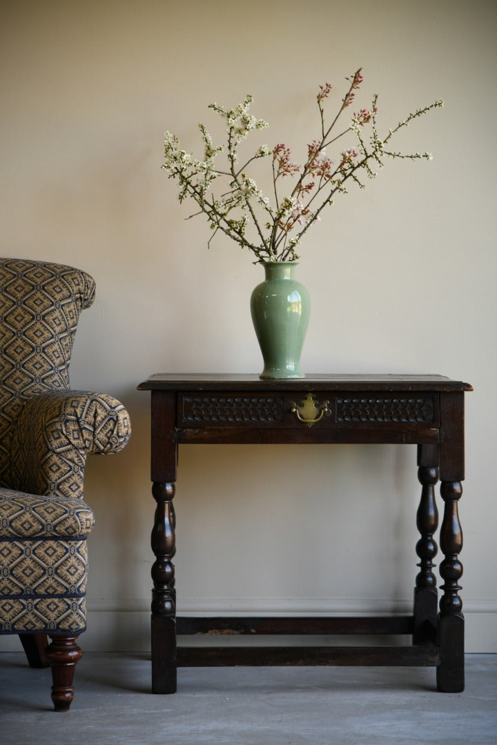 Rustic Oak Side Table