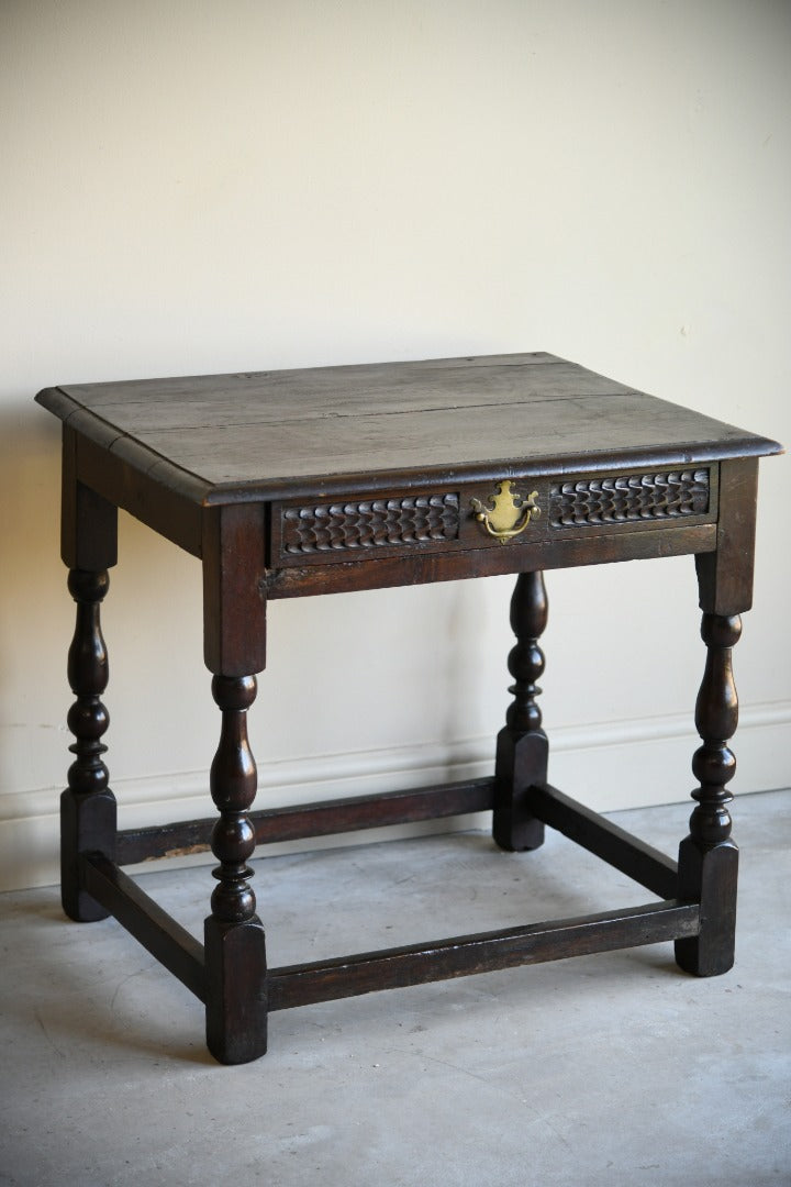 Rustic Oak Side Table