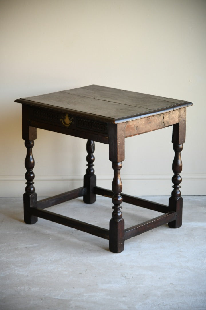 Rustic Oak Side Table